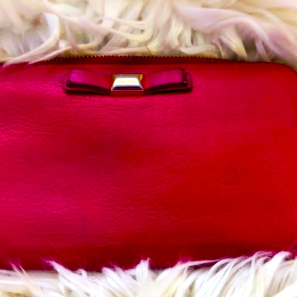 Authentic Miu Miu Long Zip Wallet. Made In Turkey! - image 5